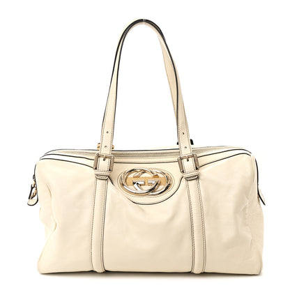 Gucci Calfskin Medium Britt Boston Ivory 1 of 14