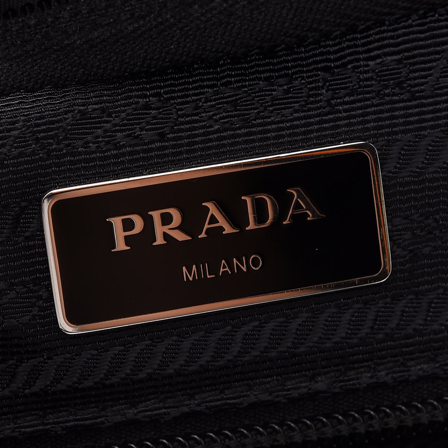 Tessuto Nylon Saffiano Briefcase Black