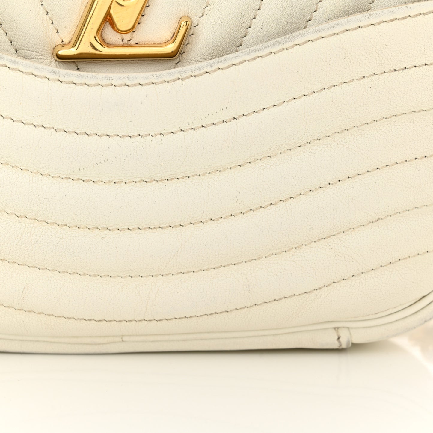 Calfskin New Wave Camera Bag White