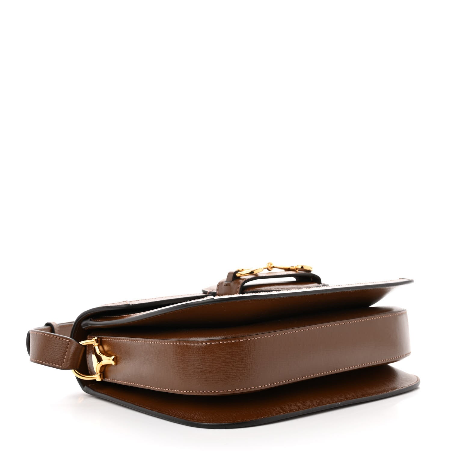 Gucci GG Supreme Monogram Geometric Horsebit 1955 Shoulder Bag Beige Multicolor Brown Sugar 4 of 10