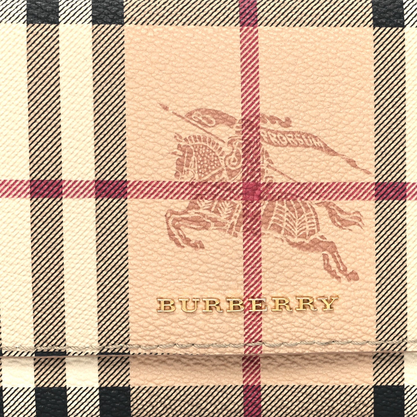 Haymarket Check Halton Wallet Tan