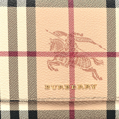 Burberry Haymarket Check Halton Wallet Tan 9 of 12