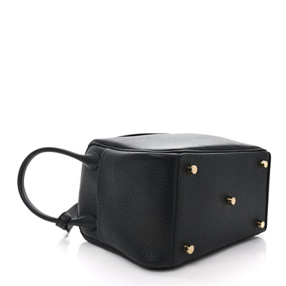 Hermes Taurillon Clemence Lindy 26 Black 4 of 13