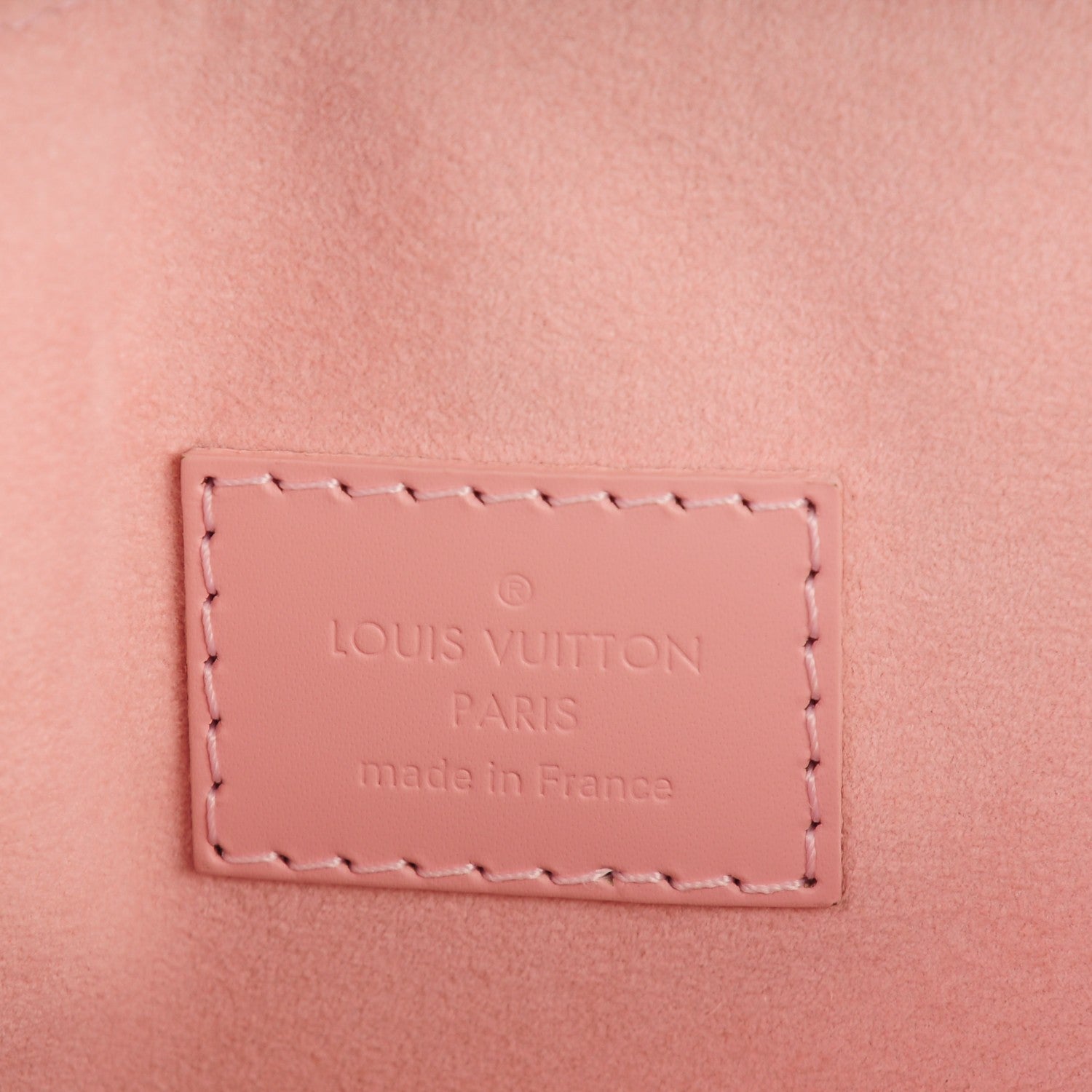 Louis Vuitton Damier Ebene Caissa Clutch Rose Ballerine 6 of 7