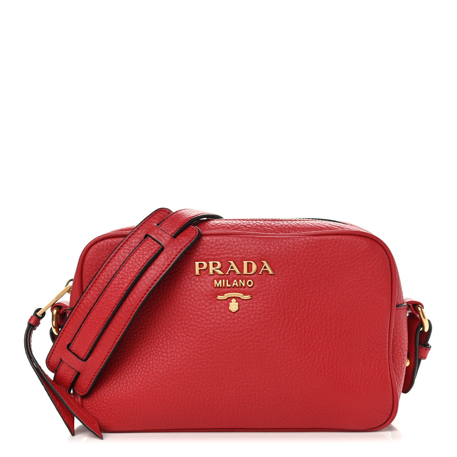 Prada Vitello Phenix Camera Bag Rosso 1 of 9