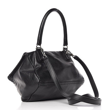 Givenchy Smooth Calfskin Wood Paneled Small Pandora Black 3 of 10