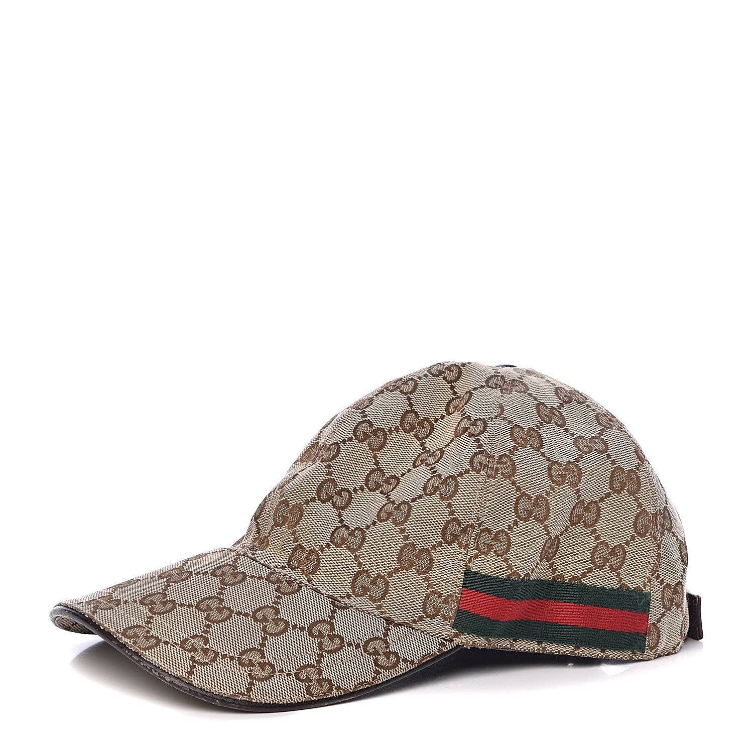 Gucci Monogram Web Baseball Hat S Beige Cocoa 1 of 5