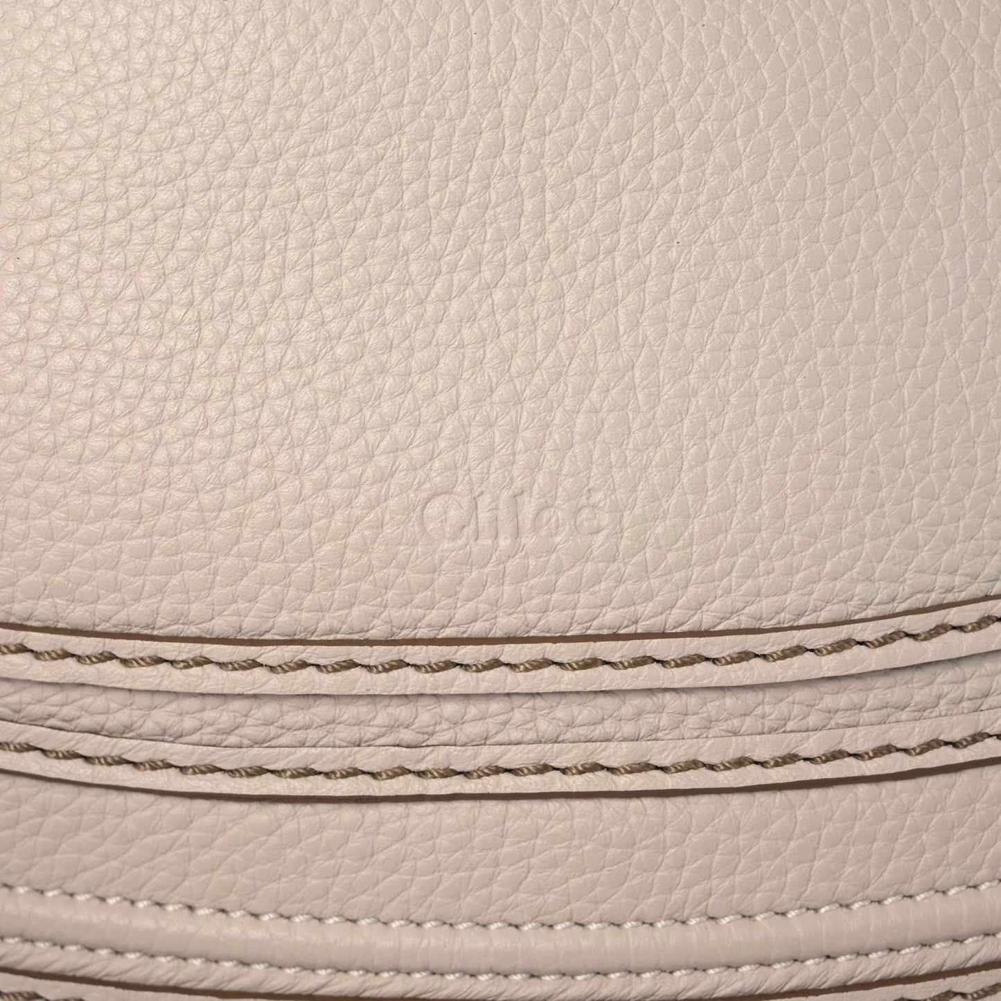 Calfskin Medium Marcie Satchel Abstract White