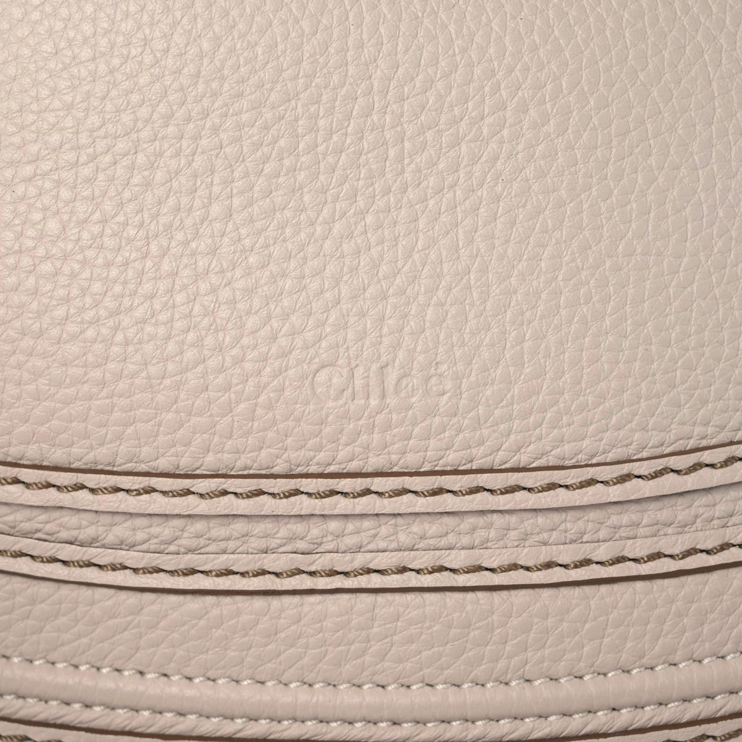 Chloe Calfskin Medium Marcie Satchel Abstract White 7 of 10