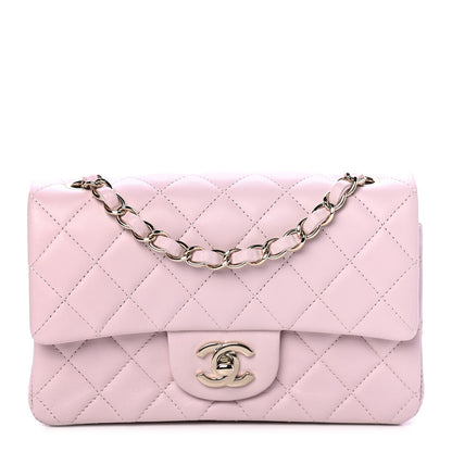 Chanel Lambskin Quilted Mini Rectangular Flap Light Pink 1 of 4