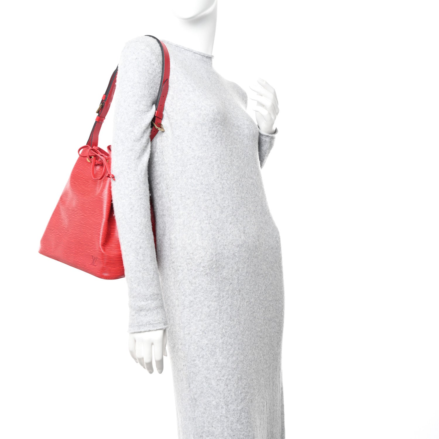 Louis Vuitton Epi Petit Noe Castillan Red 2 of 13