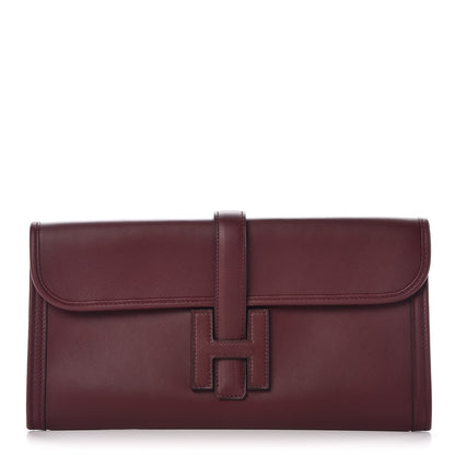 Hermes Swift Jige Elan 29 Clutch Bordeaux 1 of 8