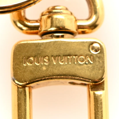 Louis Vuitton Metal Taurillon LV Capucines Bag Charm Key Holder Black 3 of 4