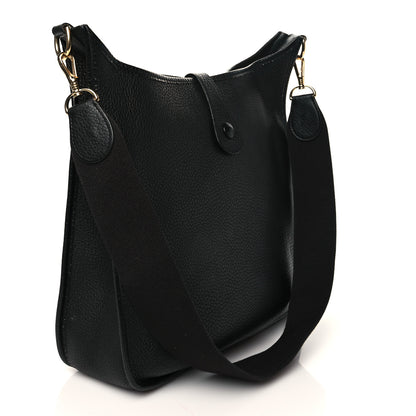 Hermes Taurillon Clemence Evelyne GM Black 3 of 11