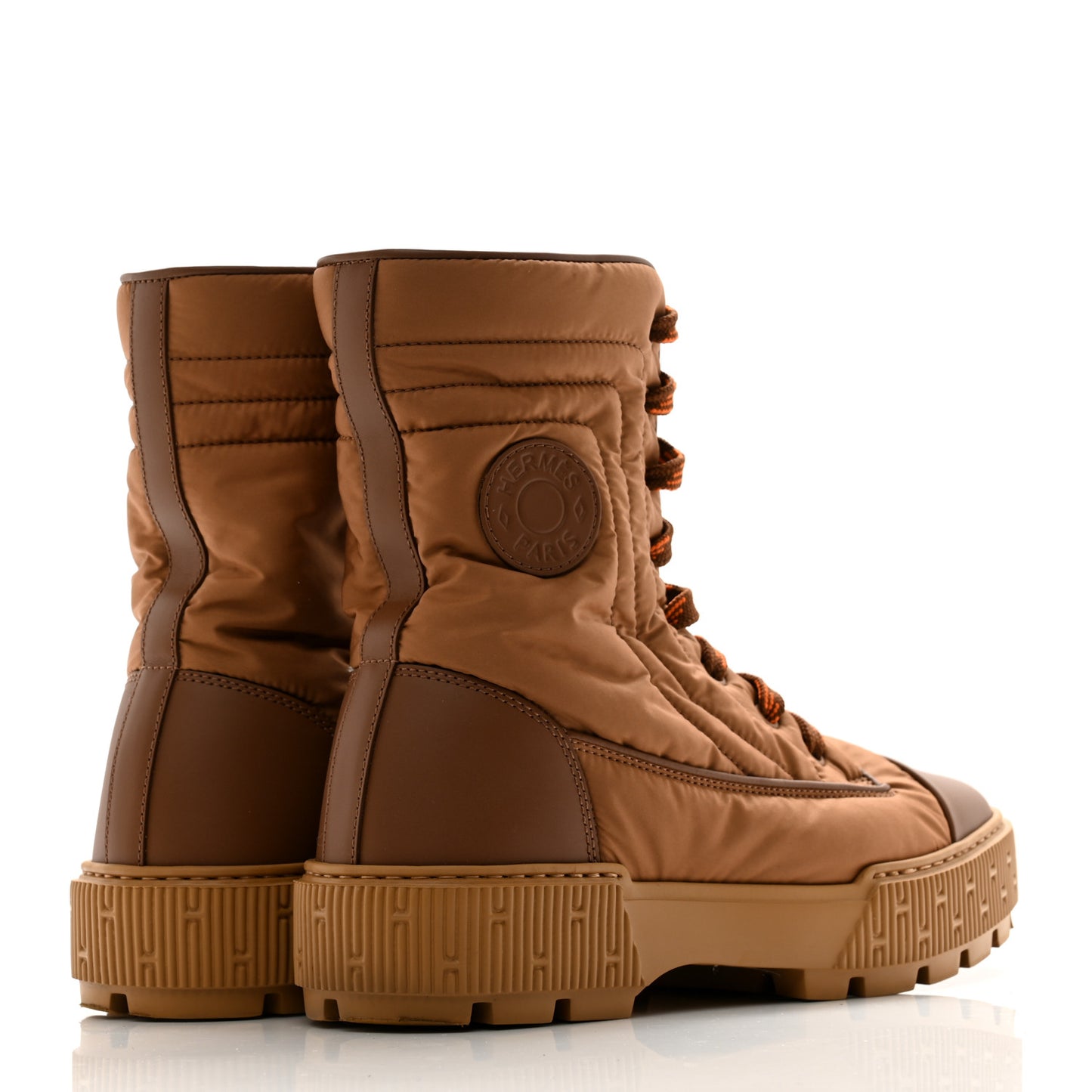 Calfskin Parachute Fresh Ankle Boots 38 Brun Amourette