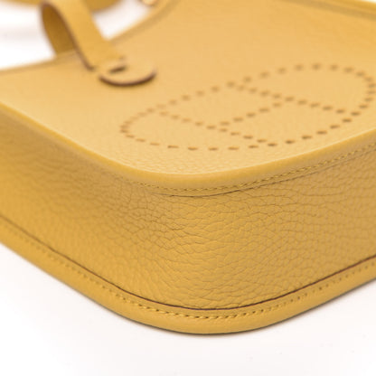 Hermes Taurillon Clemence Evelyne TPM Jaune Ambre 8 of 10