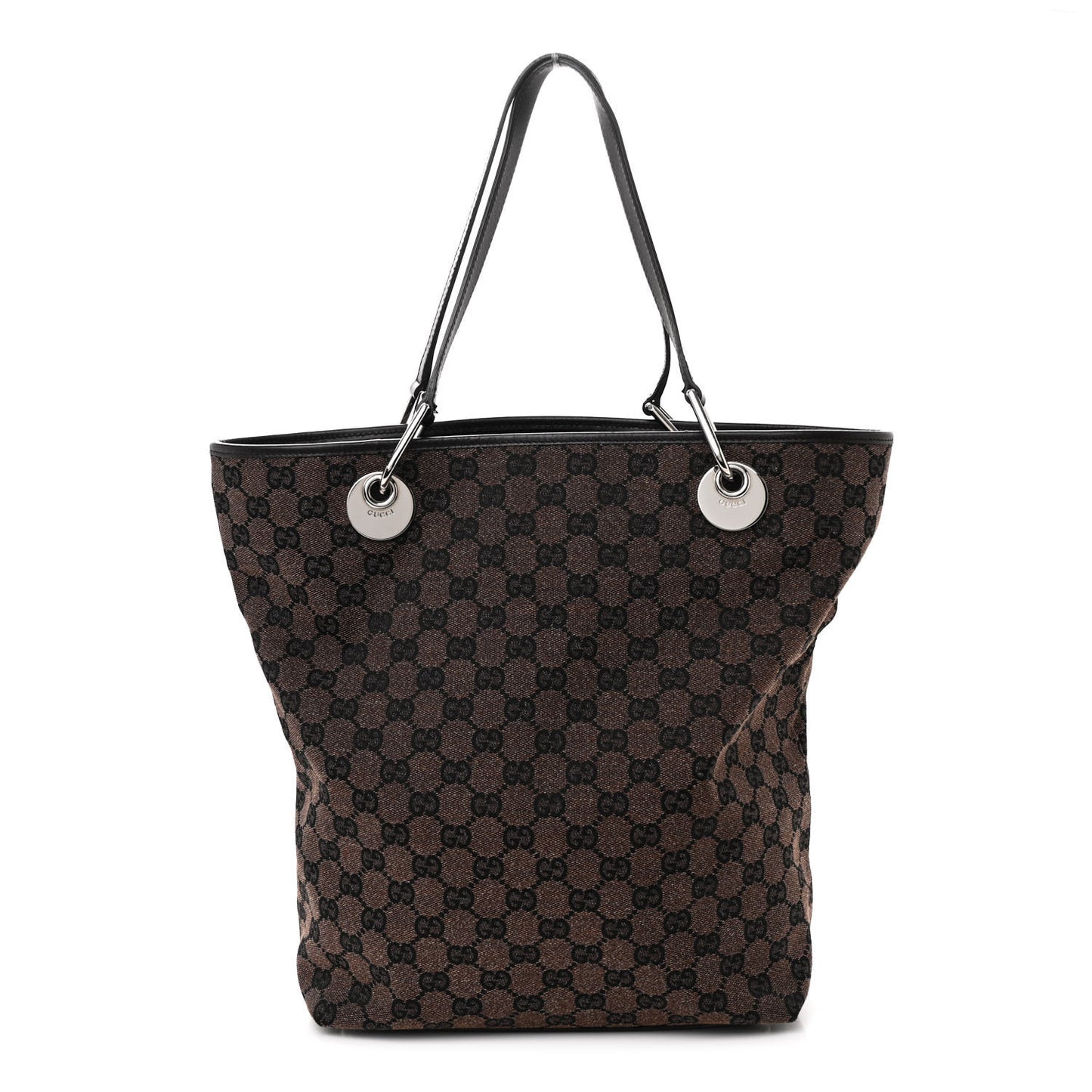 Monogram Large Eclipse Tote Dark Brown