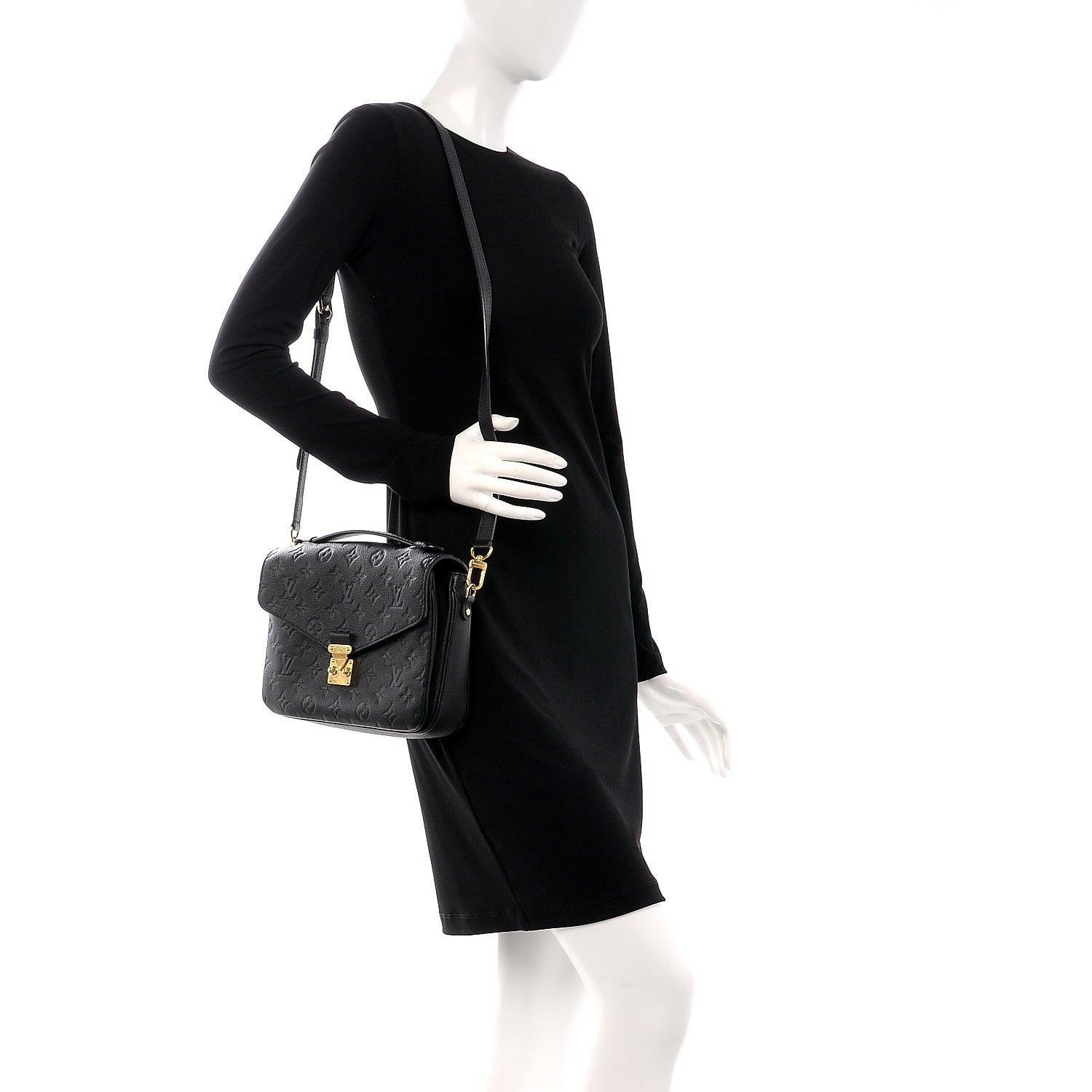 Louis Vuitton Empreinte Pochette Metis Black 3 of 10