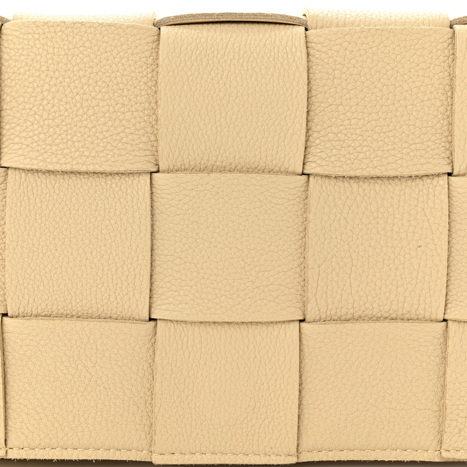 Bottega Veneta Grained Calfskin Maxi Intrecciato Cassette Crossbody Bag Porridge 8 of 11
