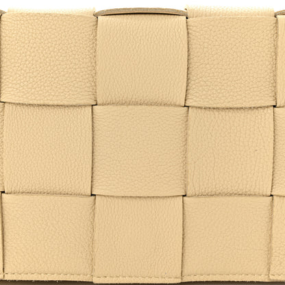 Bottega Veneta Grained Calfskin Maxi Intrecciato Cassette Crossbody Bag Porridge 8 of 11