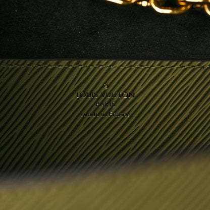 Louis Vuitton Epi Monogram Kabuki Twist Shoulder Bag MM Green 6 of 8
