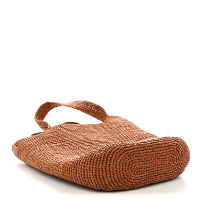 Loewe Raffia Mini Slit Tote Bag Honey Gold 4 of 9