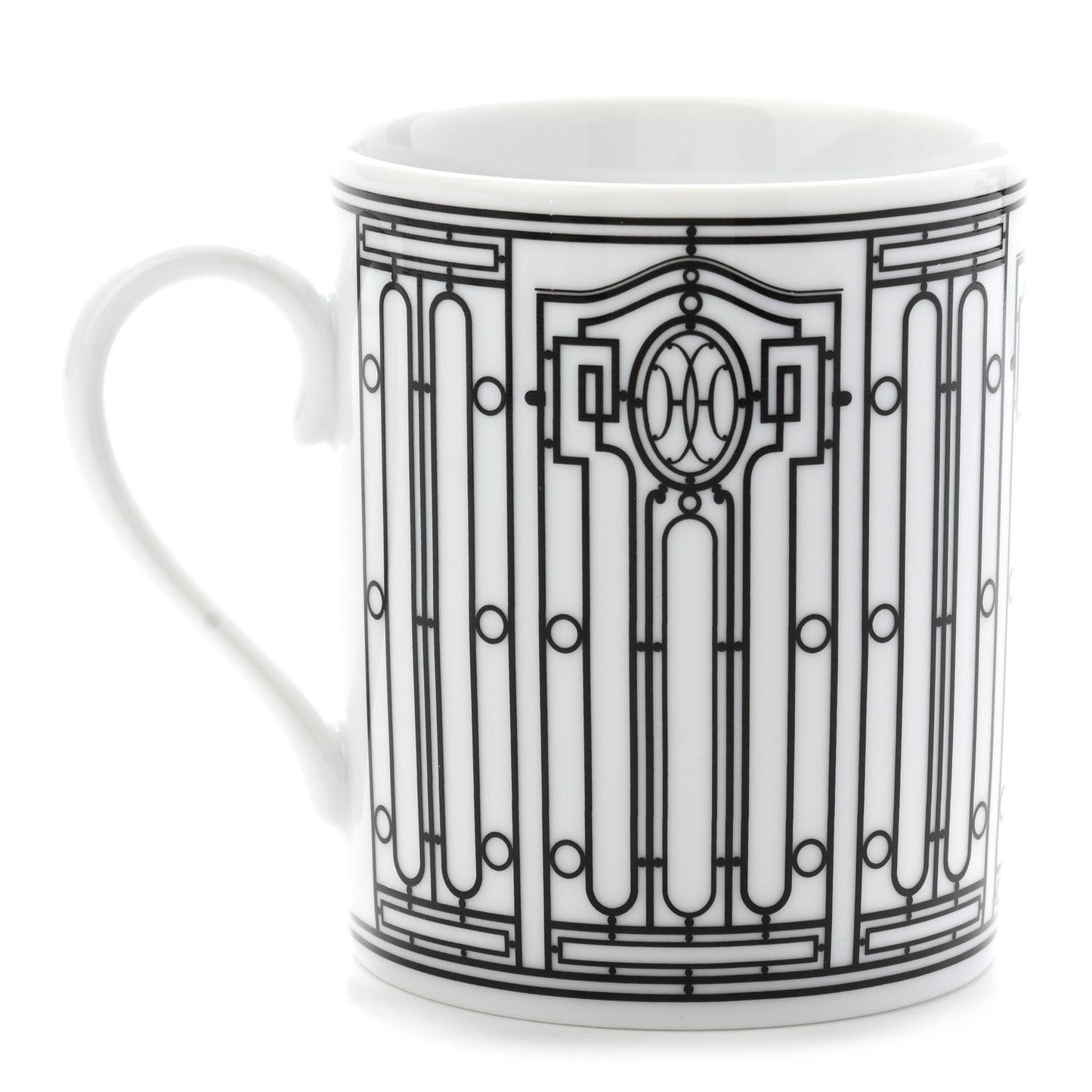 Porcelain H Deco Mug