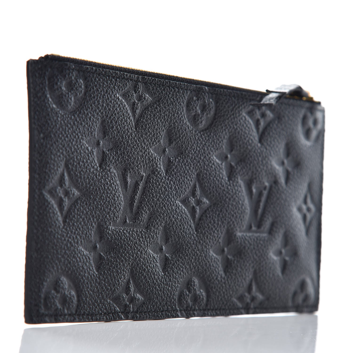 Louis Vuitton Empreinte Felicie Chain Wallet Zippered Insert Black 3 of 6