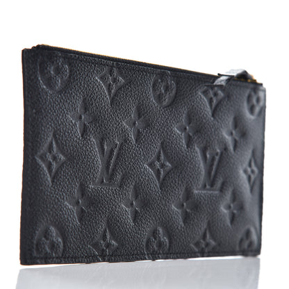 Louis Vuitton Empreinte Felicie Chain Wallet Zippered Insert Black 3 of 6