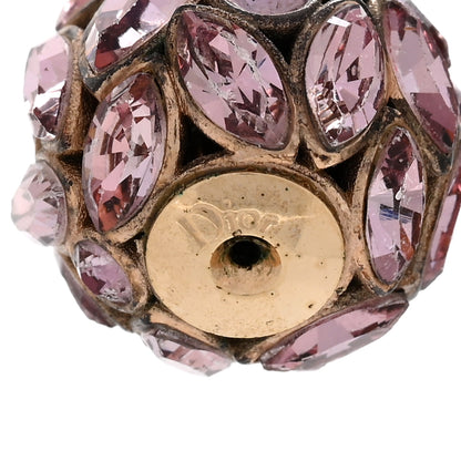 Christian Dior Crystal Mise En Dior Tribal Earrings Violet 4 of 4
