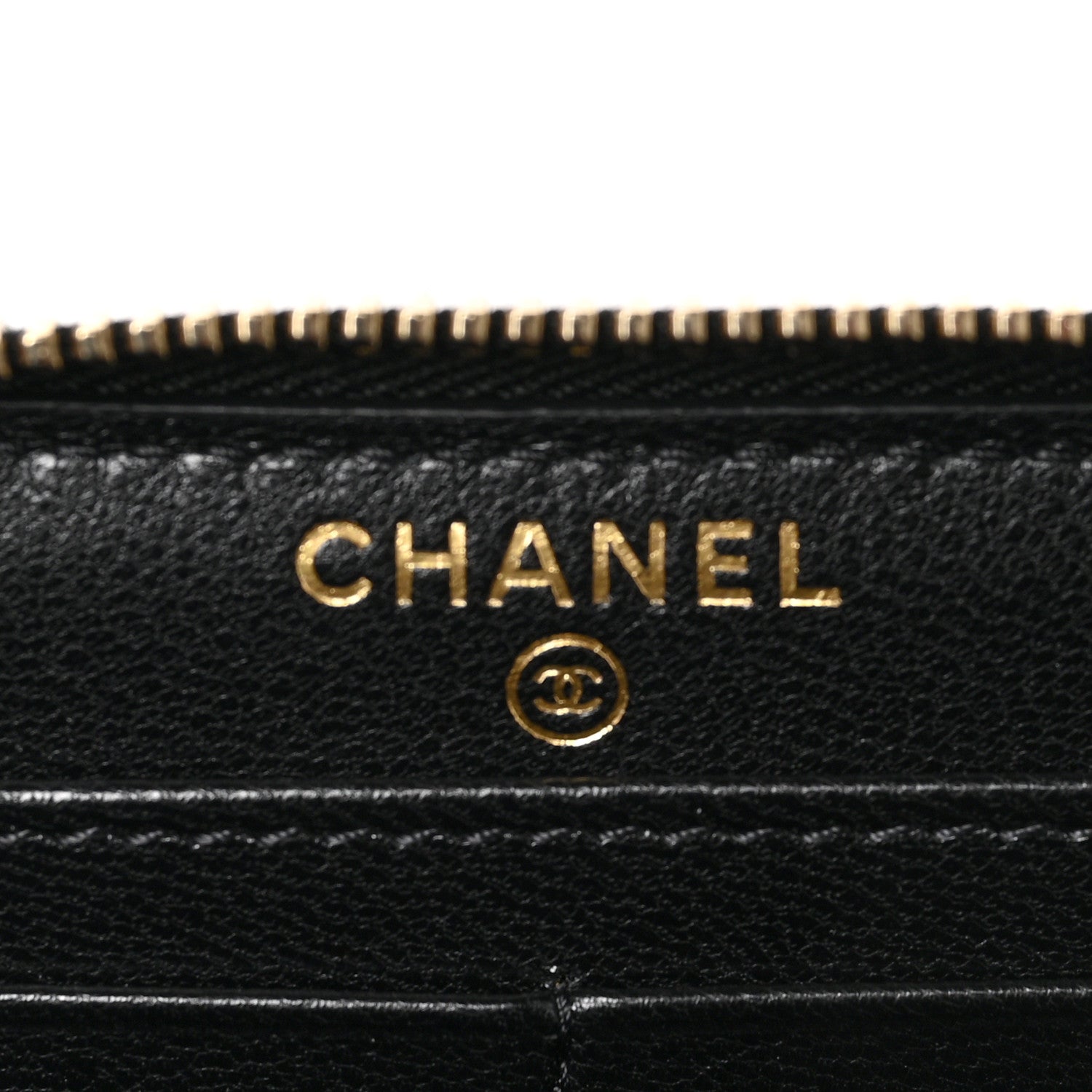 Chanel Lambskin Quilted 19 Long Zipped Around Wallet Black 6 of 7