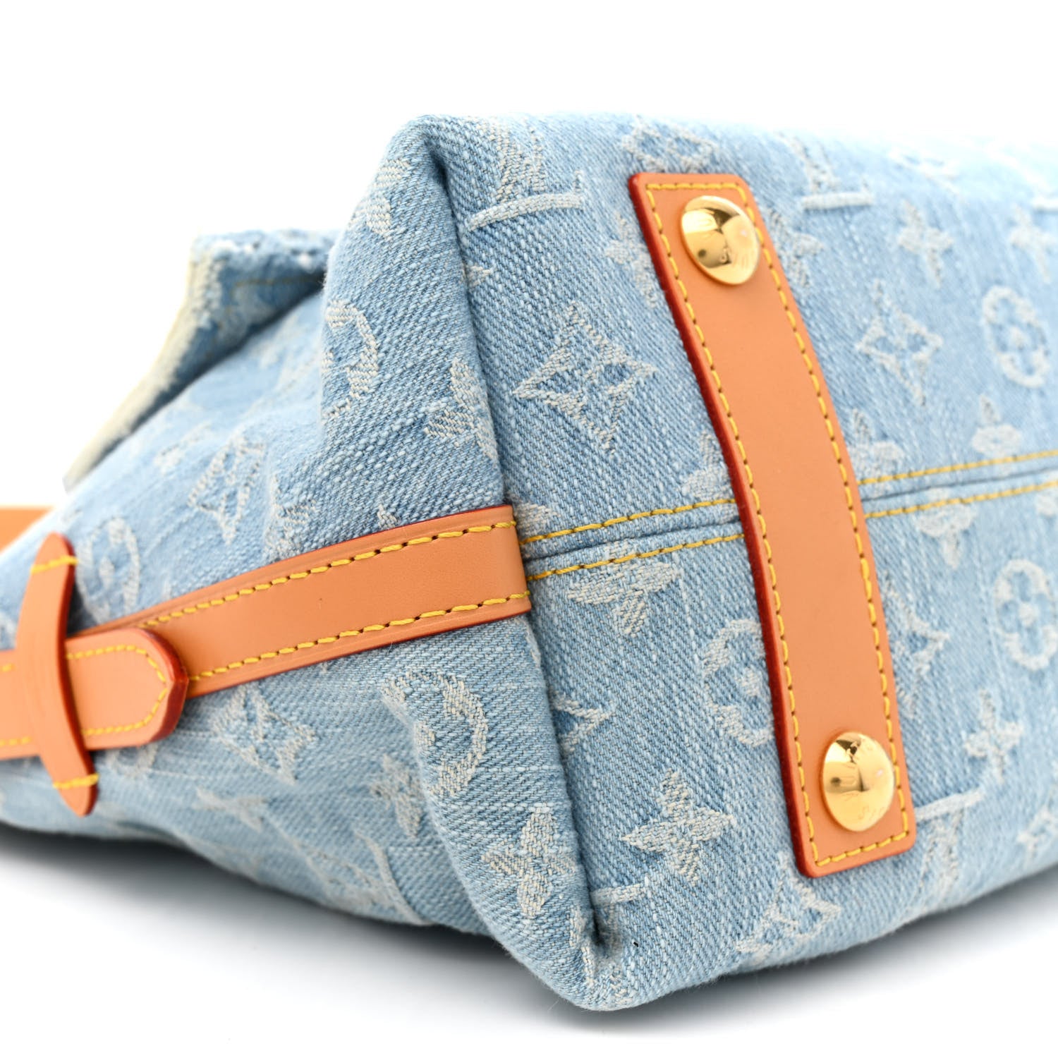 Louis Vuitton Monogram Denim CarryAll PM Sky Blue 10 of 12