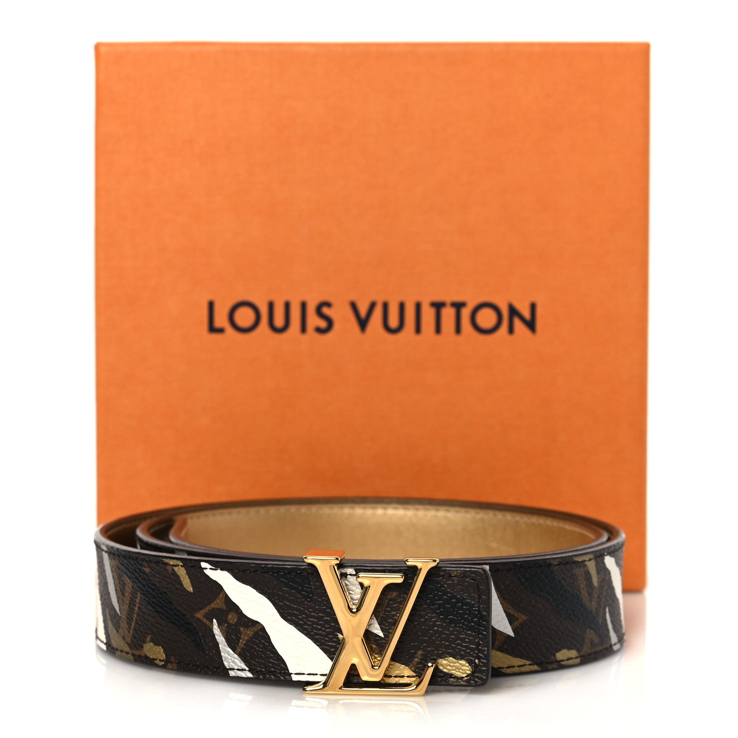 Louis Vuitton X LOL Monogram Belt 85 34 Gold Silver 8 of 8