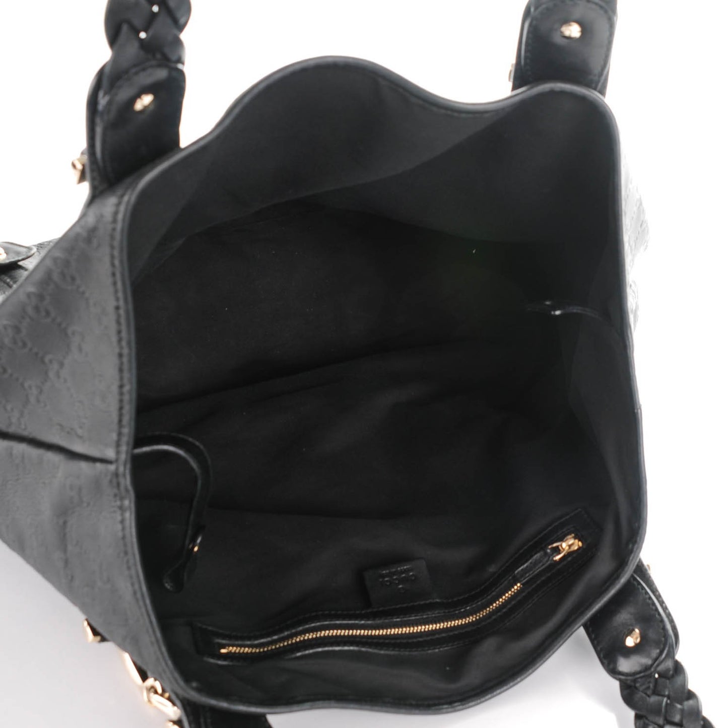 Guccissima Medium Pelham Shoulder Bag Black