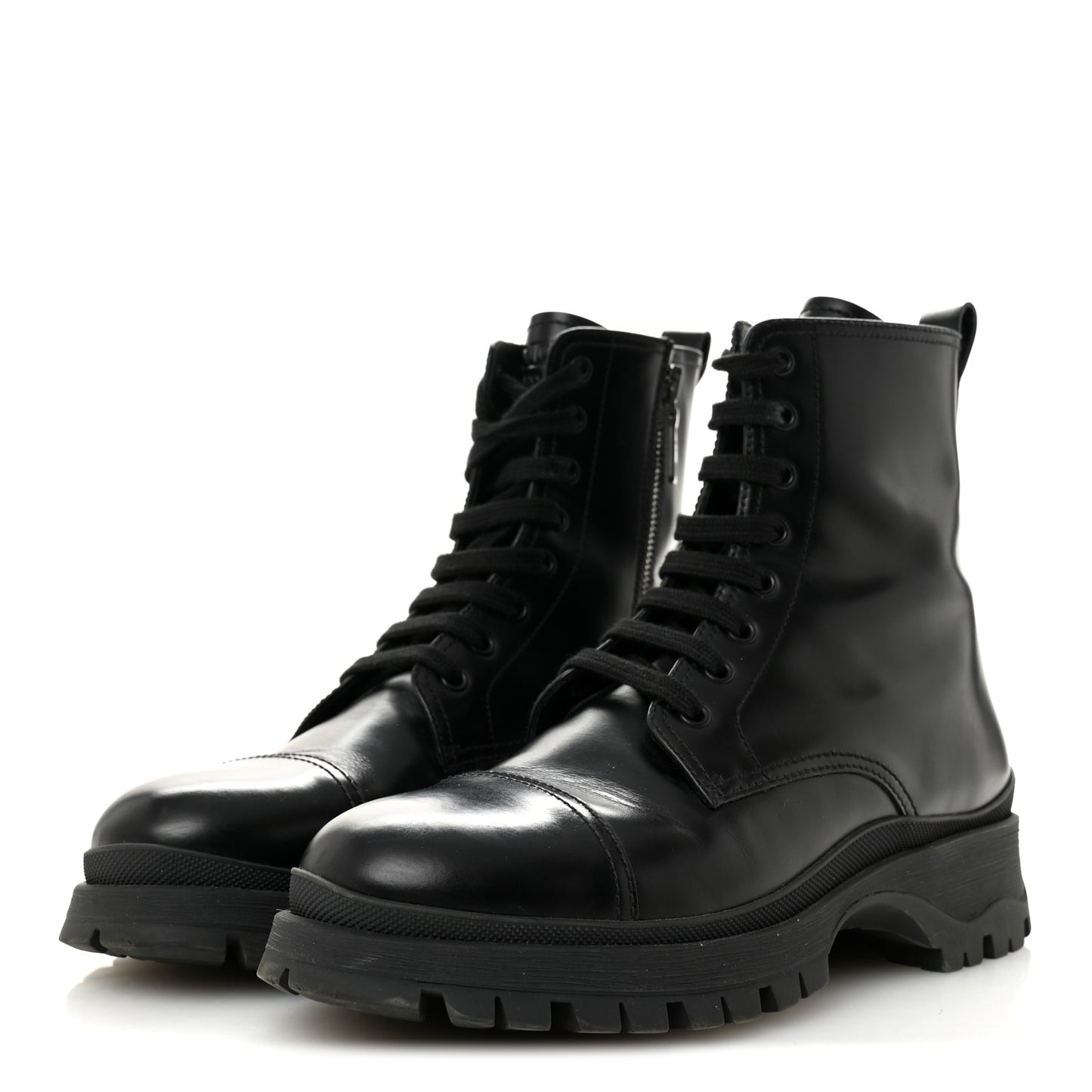 Spazzolato Chocolate 50mm Combat Boots 36.5 Black