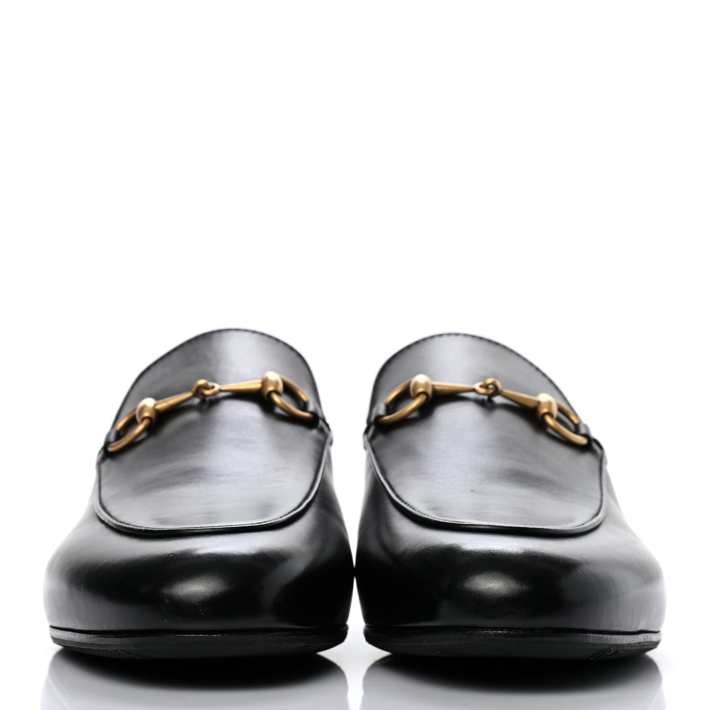 Calfskin Womens Princetown Slippers 39.5 Black