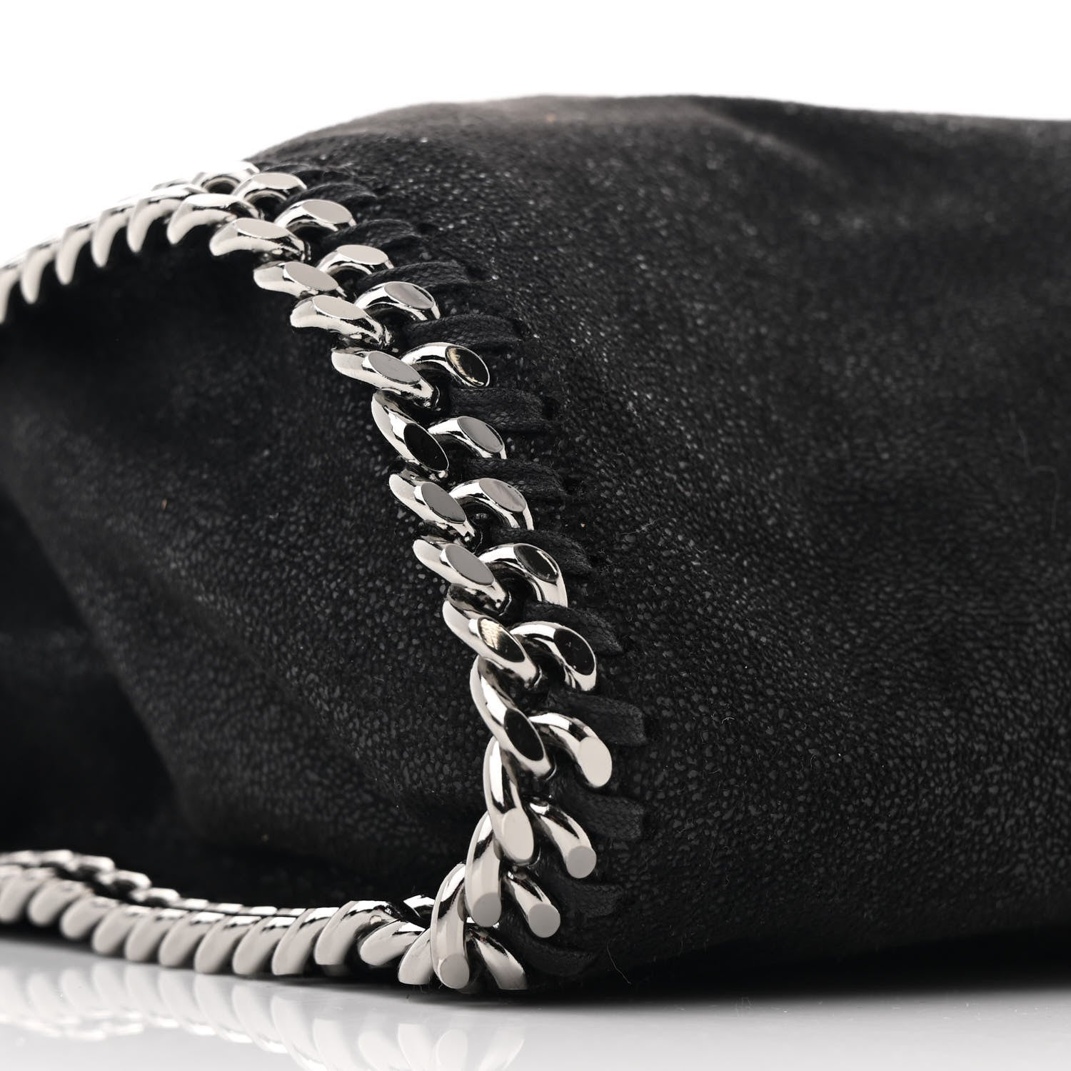 Stella McCartney Shaggy Deer Mini Falabella Tote Black 9 of 10