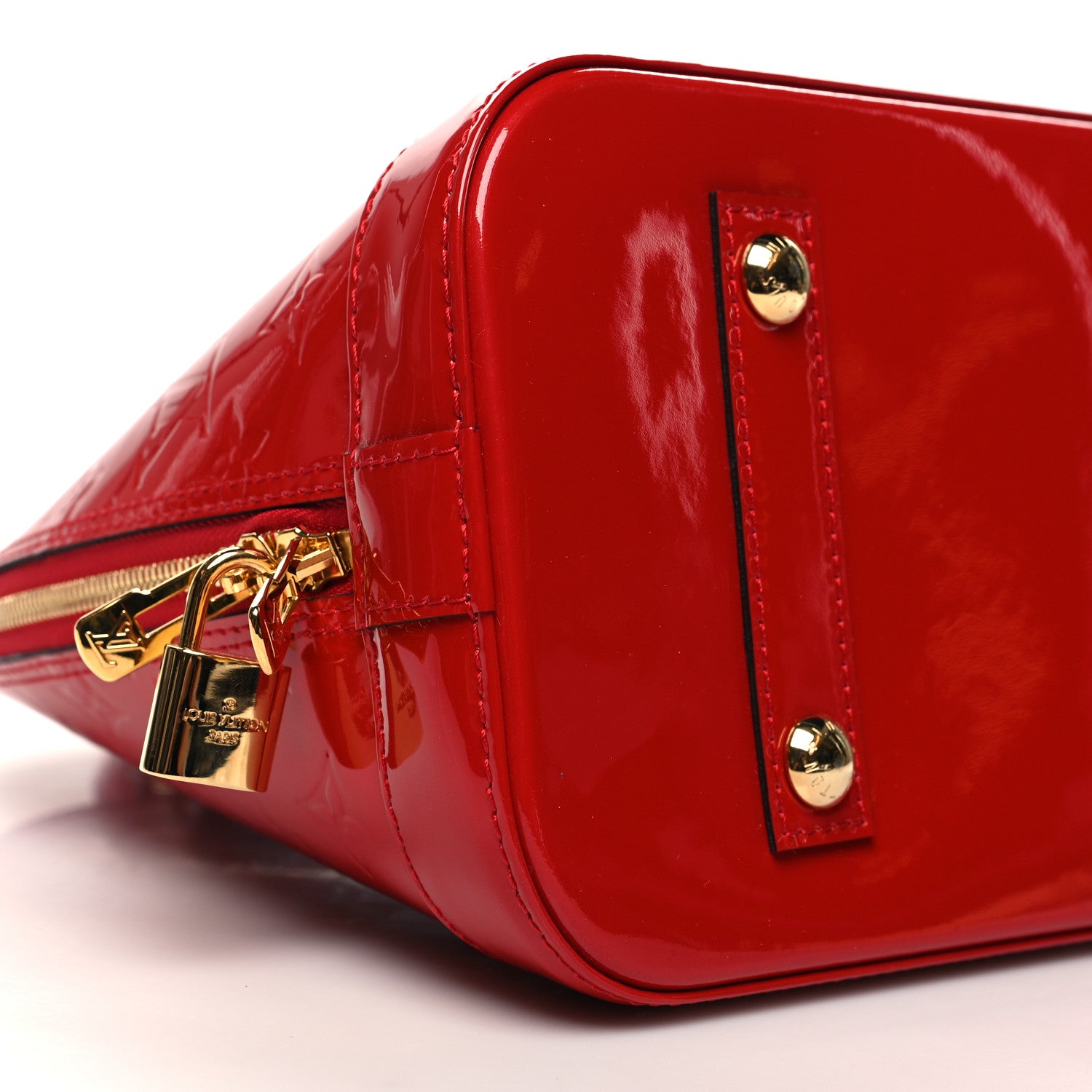 Louis Vuitton Vernis Alma PM Pomme D'Amour 9 of 10