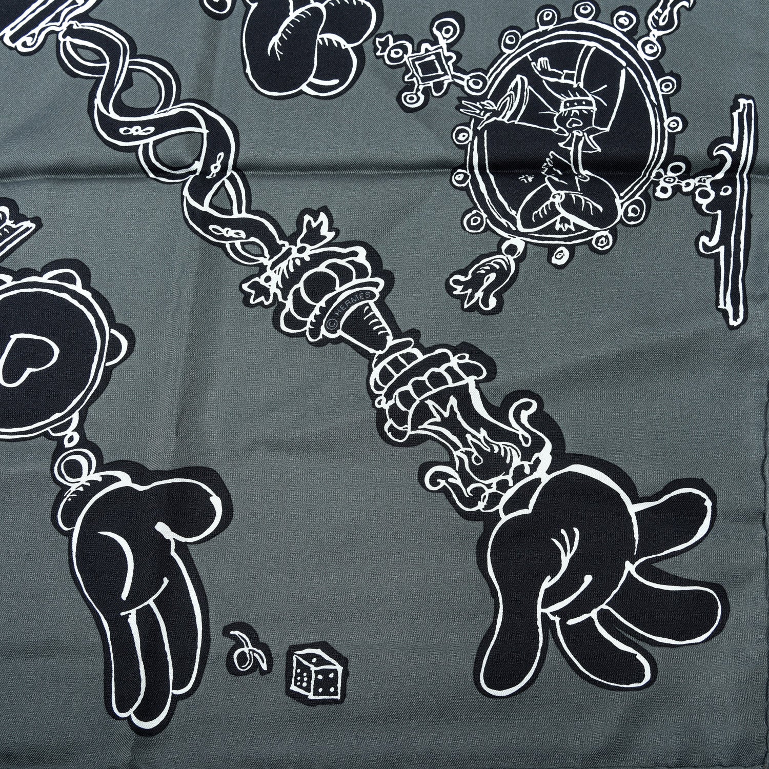 Hermes Silk Serio Ludere Scarf 90 5 of 6