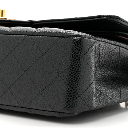 Chanel Caviar Quilted Medium Double Flap Black 9 of 11