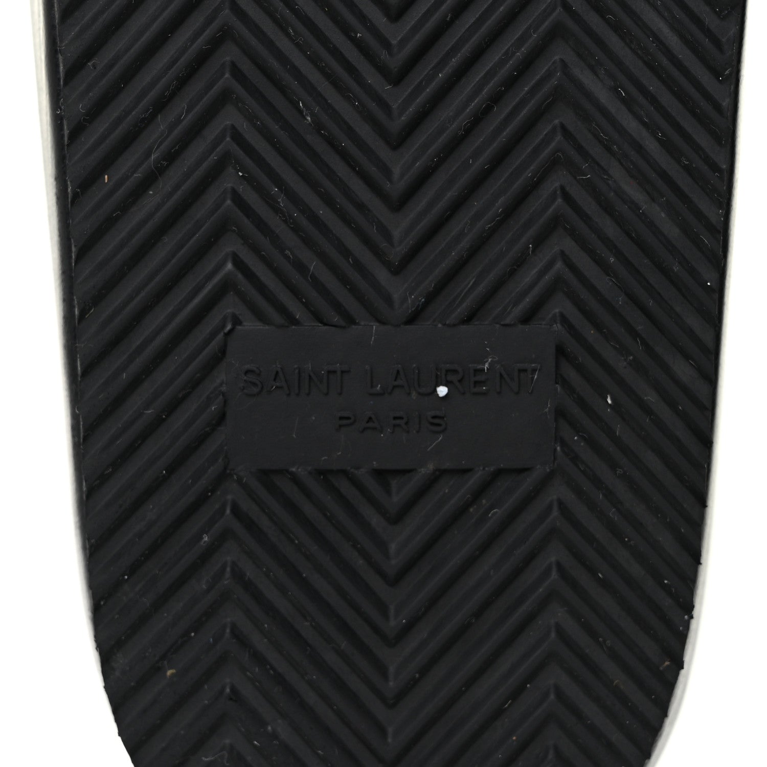 Saint Laurent Calfskin Monogram Jimmy Joan Slide Sandals 39 Black 6 of 10