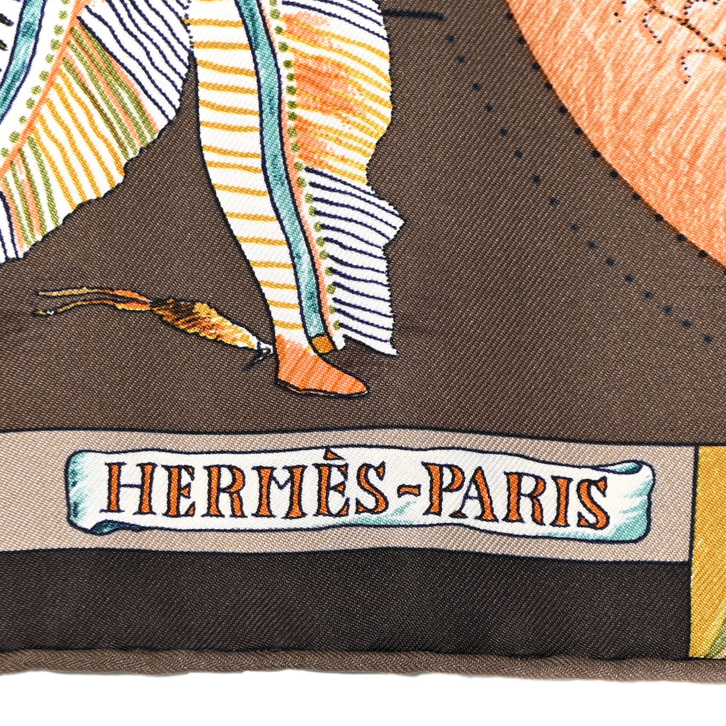 Silk Les Danses Des Indiens Scarf 90