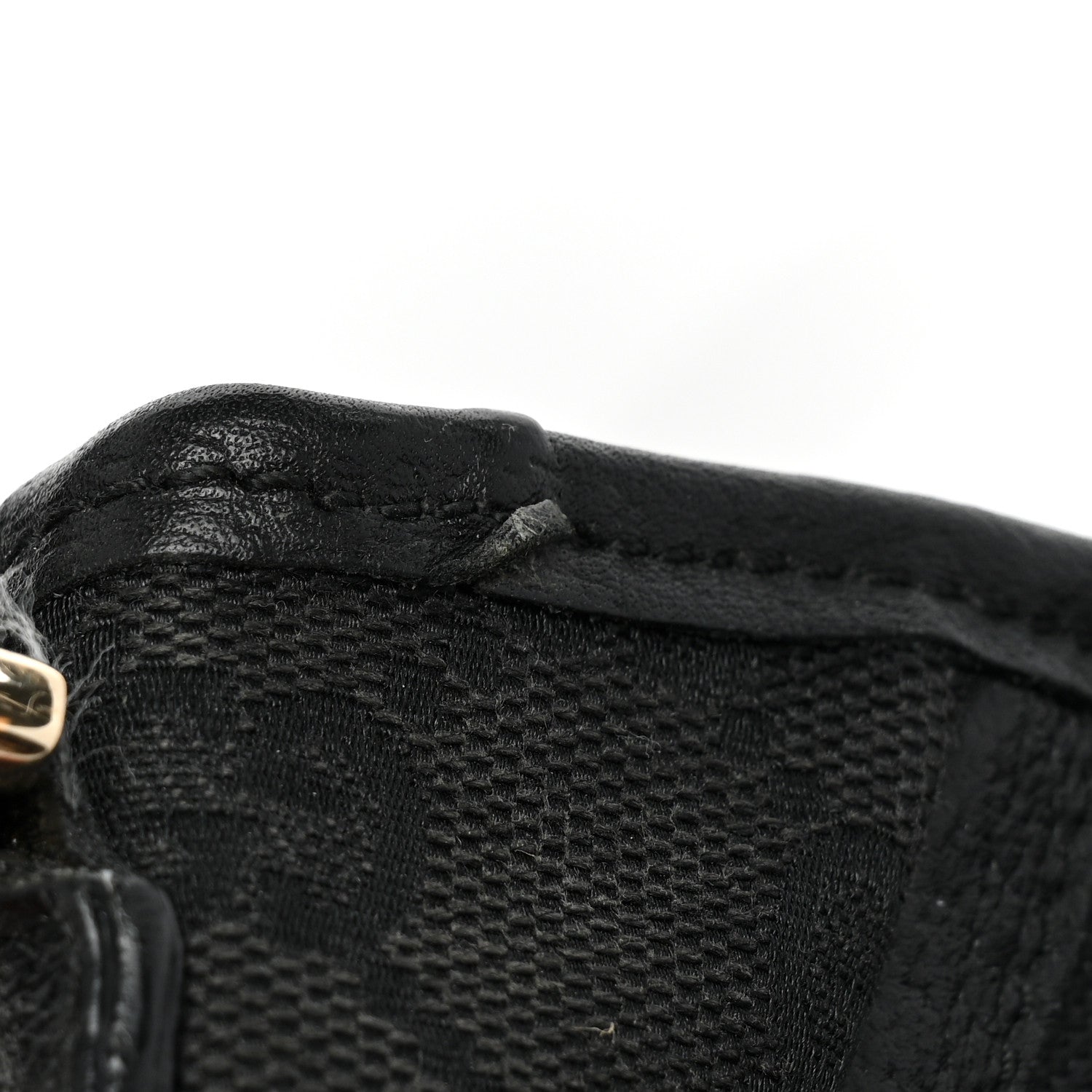Gucci Monogram D Ring Abbey Pochette Black 15 of 16