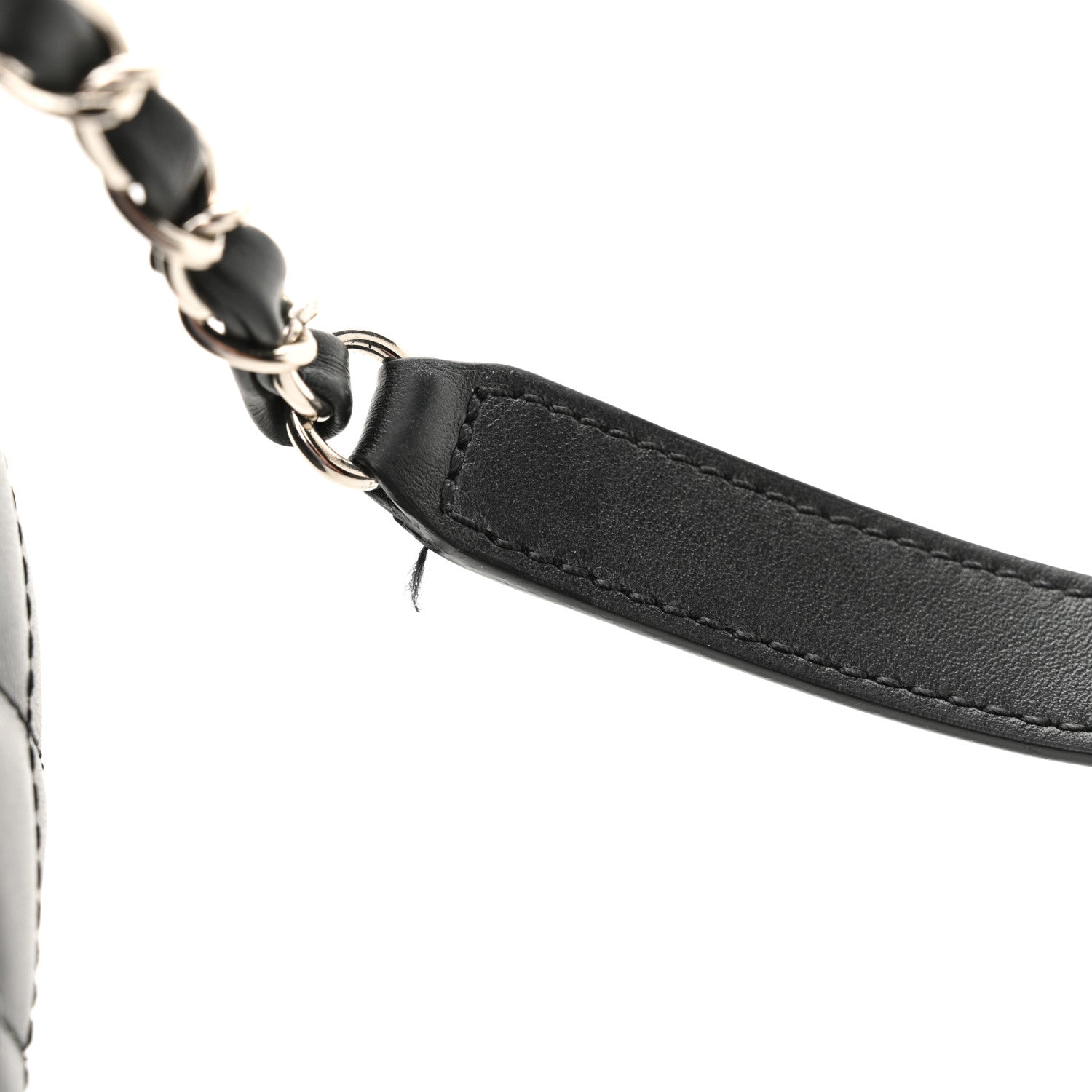 Chanel Calfskin Quilted CC Uniform Flap Belt Bag Black 13 of 14