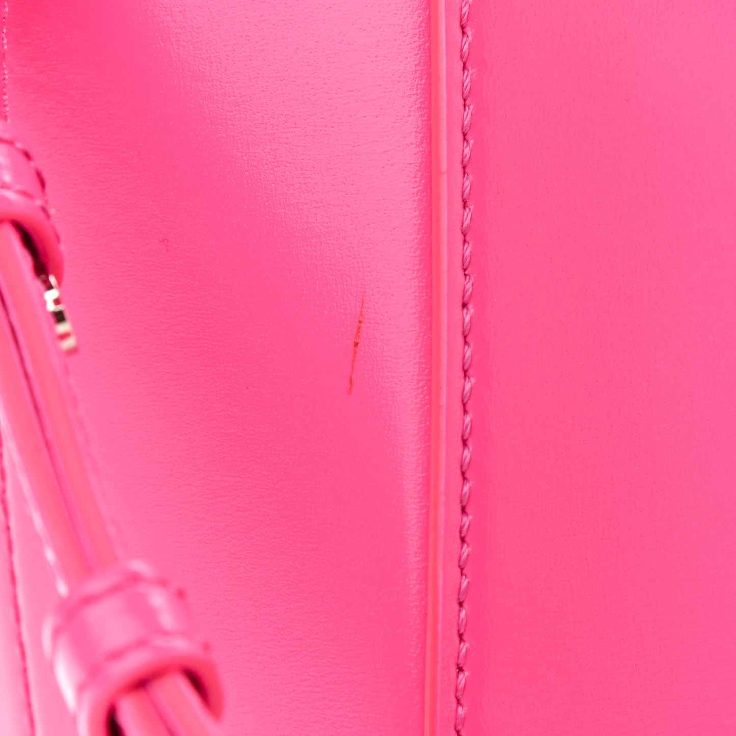 Shiny Lord Calfskin Mini Antigona Shocking Pink
