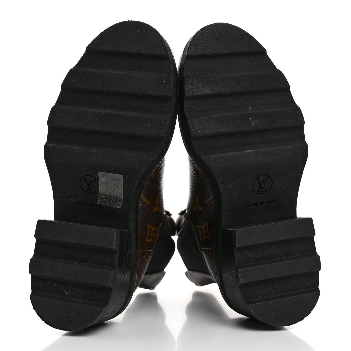 Patent Monogram LV Beaubourg Ankle Boots 37 Black