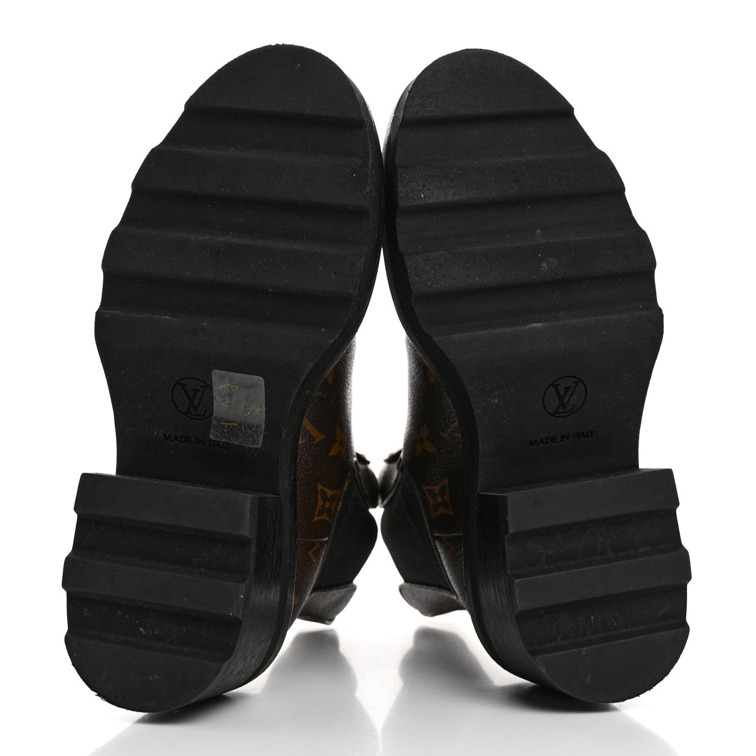 Louis Vuitton Patent Monogram LV Beaubourg Ankle Boots 37 Black 5 of 8