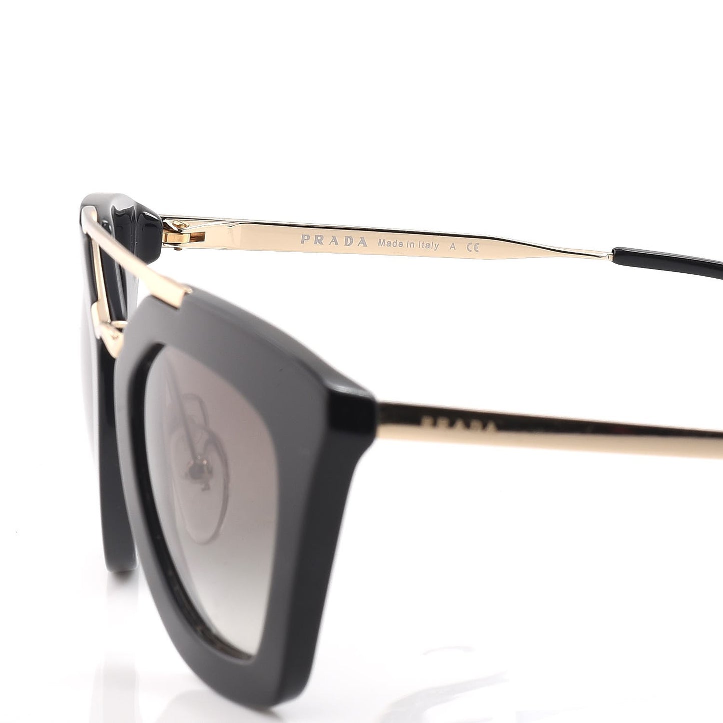 Acetate Cinema Sunglasses SPR 09Q Black