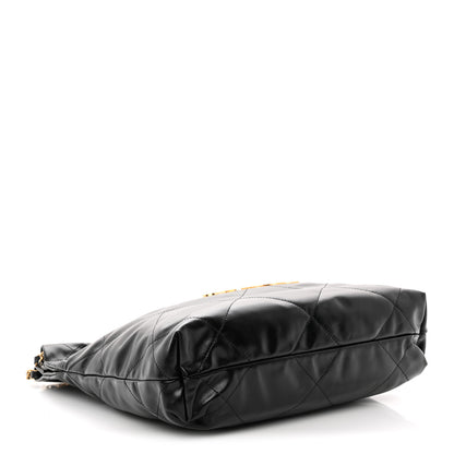 Chanel Shiny Calfskin Quilted Small Chanel 22 Black 5 of 12