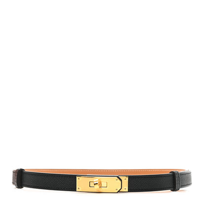 Hermes Epsom Kelly Belt Black 1 of 4